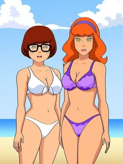 velma and daphne dazed at the beach