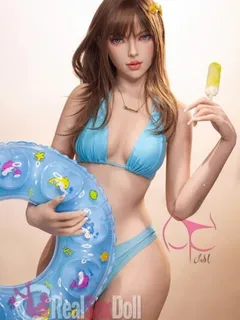 157cm/5ft2 c-cup skinny sex doll with blue bikini tammy