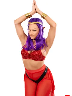 Mona Azar in VR Cosplay X set Shantae