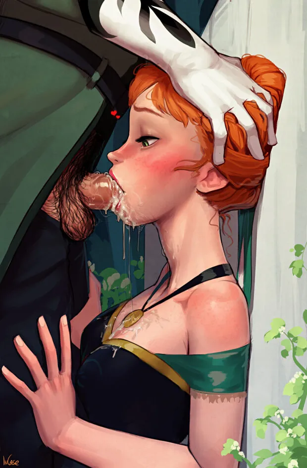 anna gave the prince a bj he'll never forget...