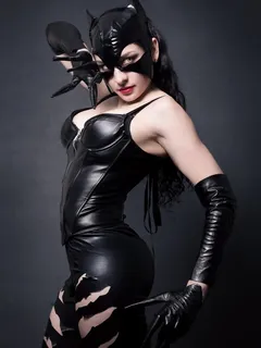 latex catwoman