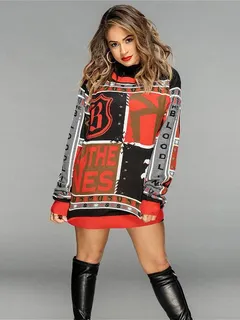 015 kayla braxton - sexy red/black x-mas sweater pic #3!