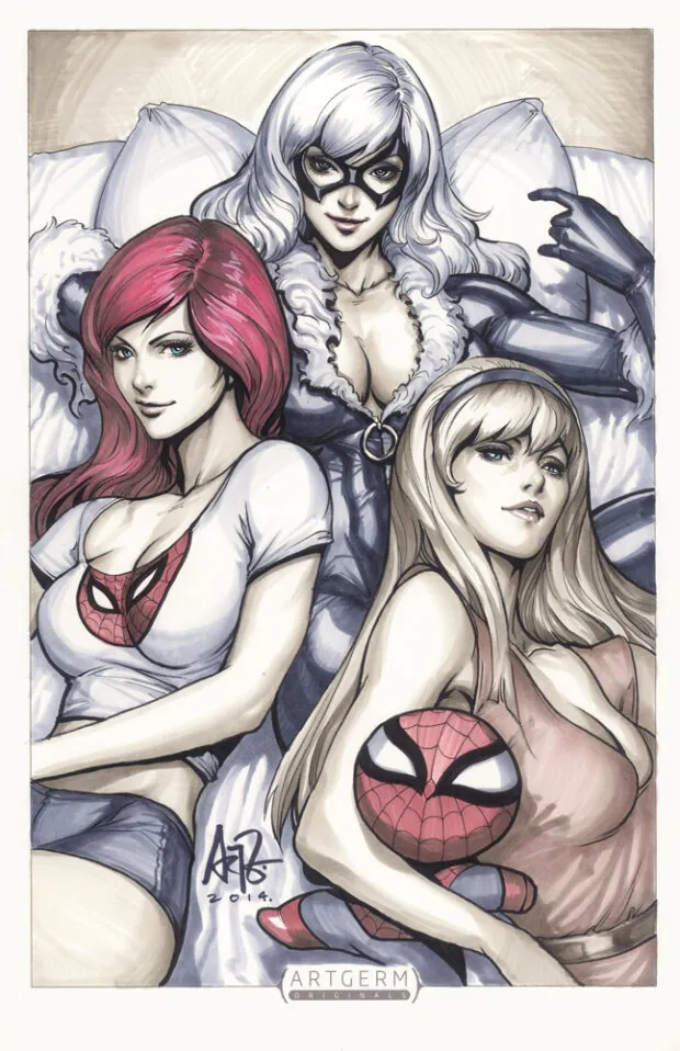 mary jane black cat gwen stacy