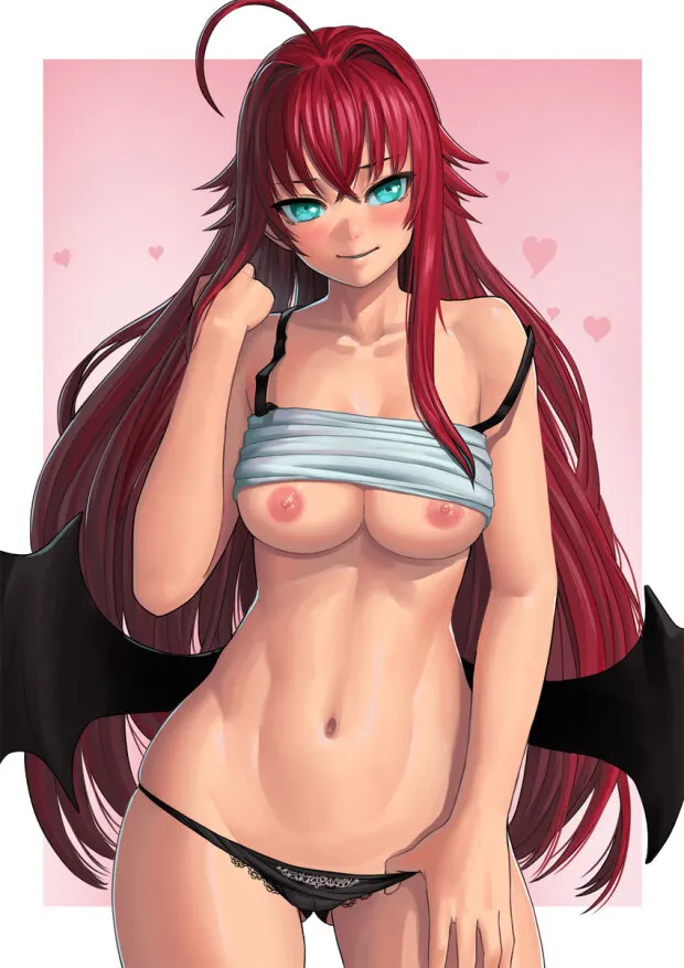 rias gremory (high shool dxd) drawn by lasterk