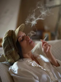 Cassie Clarke in Breathtakers set Just Smoking