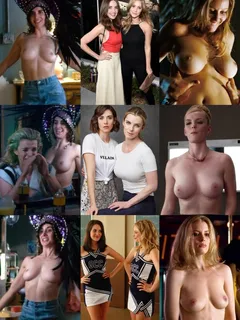 alison brie superfriends on/off: julianna guill, betty gilpin, gillian jacobs