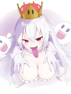 princess king boo cleavage (kinnguteresahime)