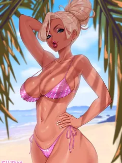 fellatrix - bimbo at the beach