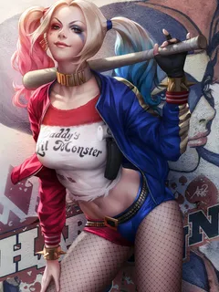 artgerm at it again. great suicide squad harley. i'm really hopeful for this movie.