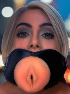 i just got my cunt mouth mask via mo.  if you think you want to fuck my mouth, send a pic of your cock, and i’ll let you know if you can cum