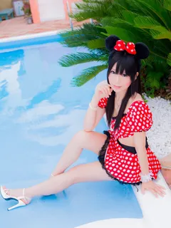 Yuki Mashiro in All Gravure set Minnie Mouse