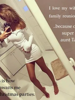 ok, we said no family bullshit. but we think that fucking your aunt once is okay. especially if it's a damn sexy thing like her.