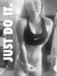 just do it (fit babe goes for the goods)