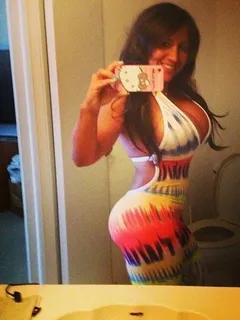 yilana diaz aka yliana dias has wonder style in her curvy colorful dress - curie milf tight dress - fota curvv