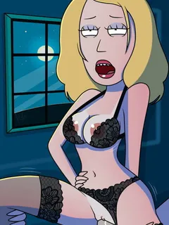 sexy beth from rick and morty