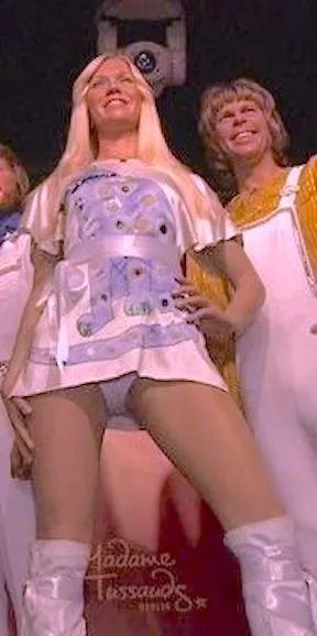 abba upskirt