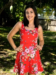 natalie brooks - hot floral dress