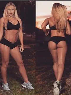 teen blonde fitness