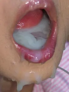 awesome cum covered female ejaculation pic