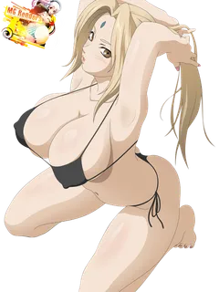 tsunade render ecchi bikini