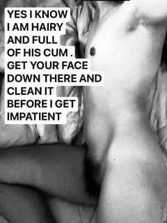 don’t waste her time , clean up