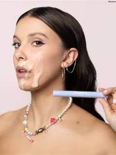 millie bobby brown cum facial