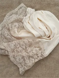 my beautiful silky soft & lacy greenco maid large mini half slip.