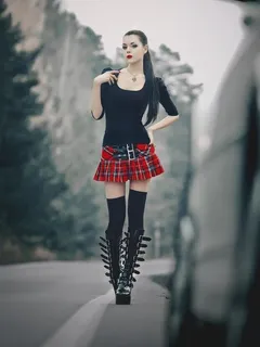 #sexy #goth #schoolgirl #hottie #pale #beautiful #emo #uniform #plaidskirt #boots #fetish #lovely #young #catholic #slut #hot #naughty #babe