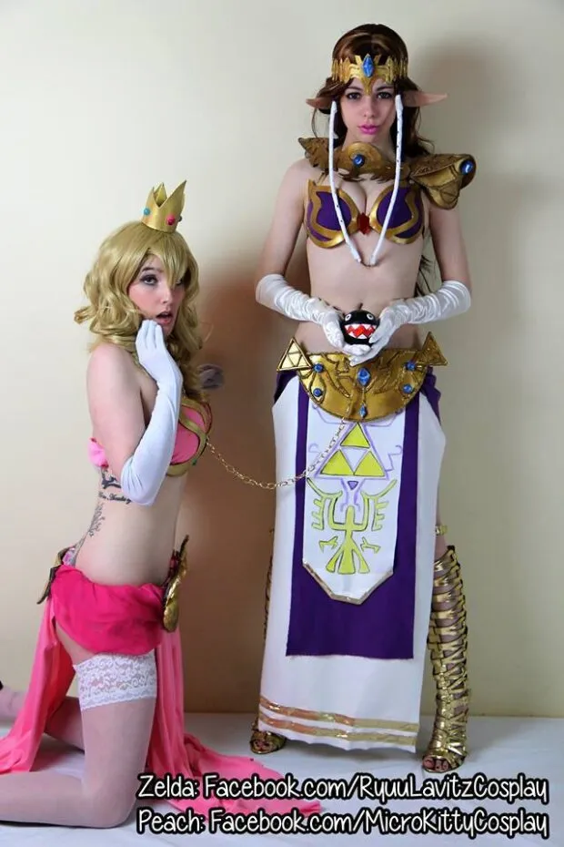 zelda get hottie peach... sexy babes