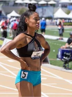 queen harrison sexy track star