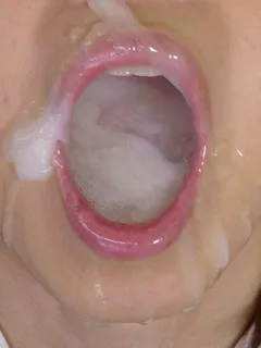 mouthful of cum