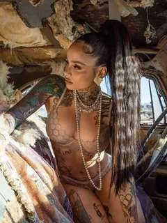 kehlani looking sexy in savagexfenty lingerie