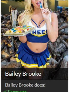 bailey brooke sexy cheerleader pornstar