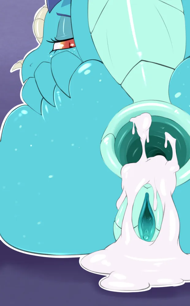 princess ember my little pony after sex anal creampie anal gaping anthro ass clitoris cum cum inside cum in ass dragon horns leaking anus leaking cum looking back presenting pussy scalie spread cheeks urethra vaginal gaping wings