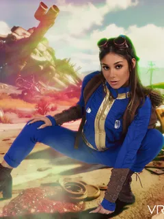 XxLayna Marie in VR Cosplay X set Fallout Lucy