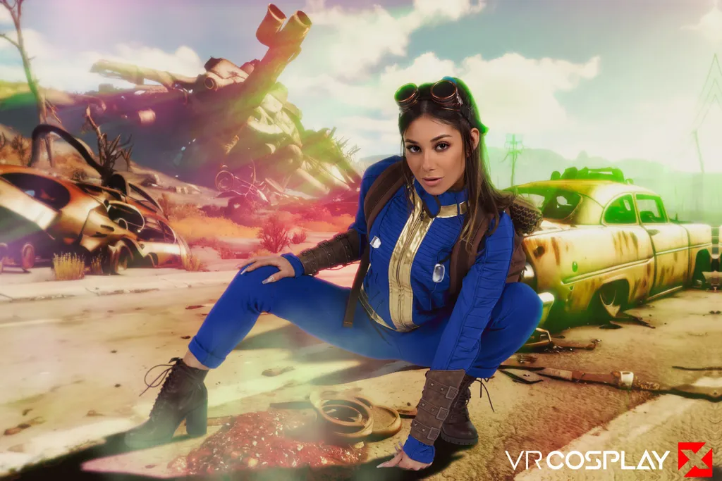 XxLayna Marie in VR Cosplay X set Fallout Lucy