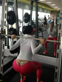 at the gym