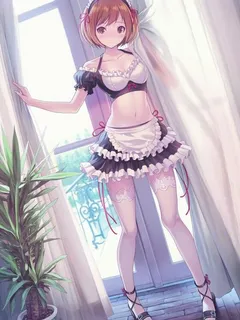 sexy anime maid