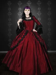 gothic silk marie antoinette fantasy gown your by romanticthreads