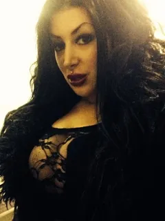 micky syndrome is goth babe with big tits & bigger boobs in see though gothic lingerie - fota gothh sthu