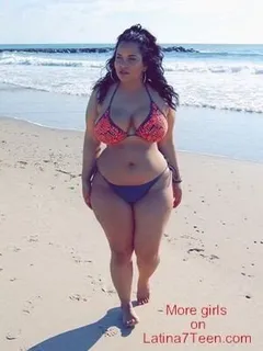 hot big boob mom on beach