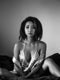 brenda song cleavage