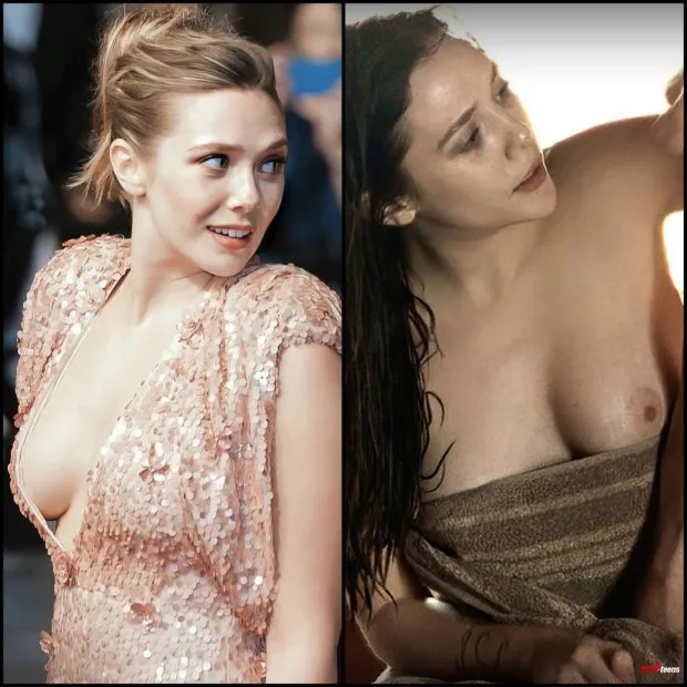 elizabeth olsen nude boobs in movie scenes