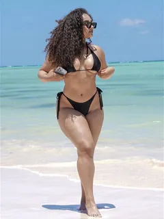 demetria obilor vacationing in the dominican republic