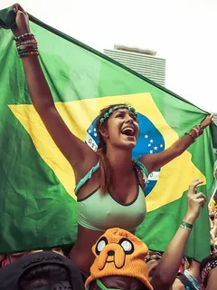 brazil patriot babe