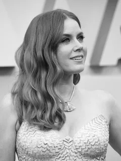 amy adams -oscars 2019 black and white iv