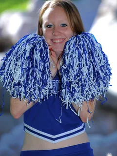 Emilee Cruise in ATK Premium set Upskirt Cheerleader