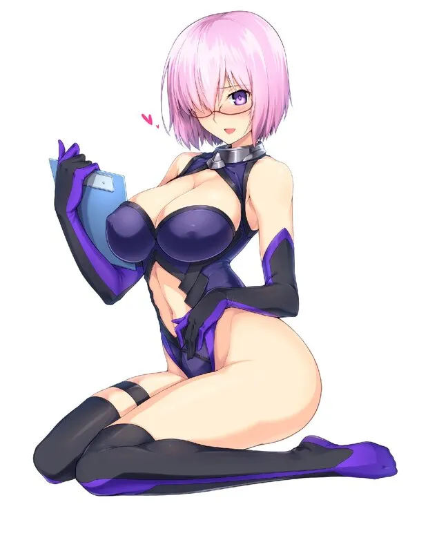 mash kyrielight (fate/grand order and fate (series)) drawn by harukon (halcon)