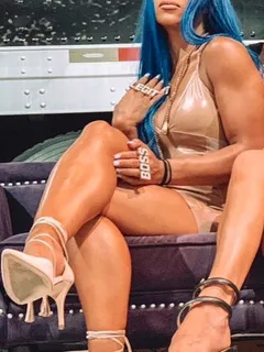 sasha banks, step on me baby