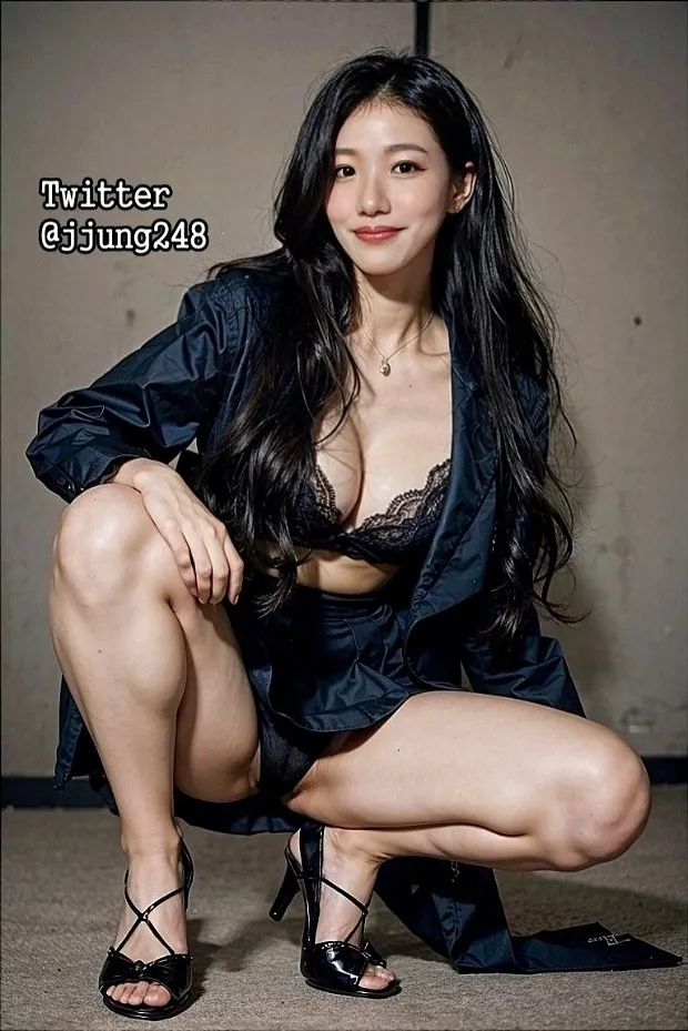 a korean bitch's ai-fake nude